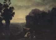 Claude Lorrain Coast Scene with Acis and Galatea (mk17) USA oil painting artist